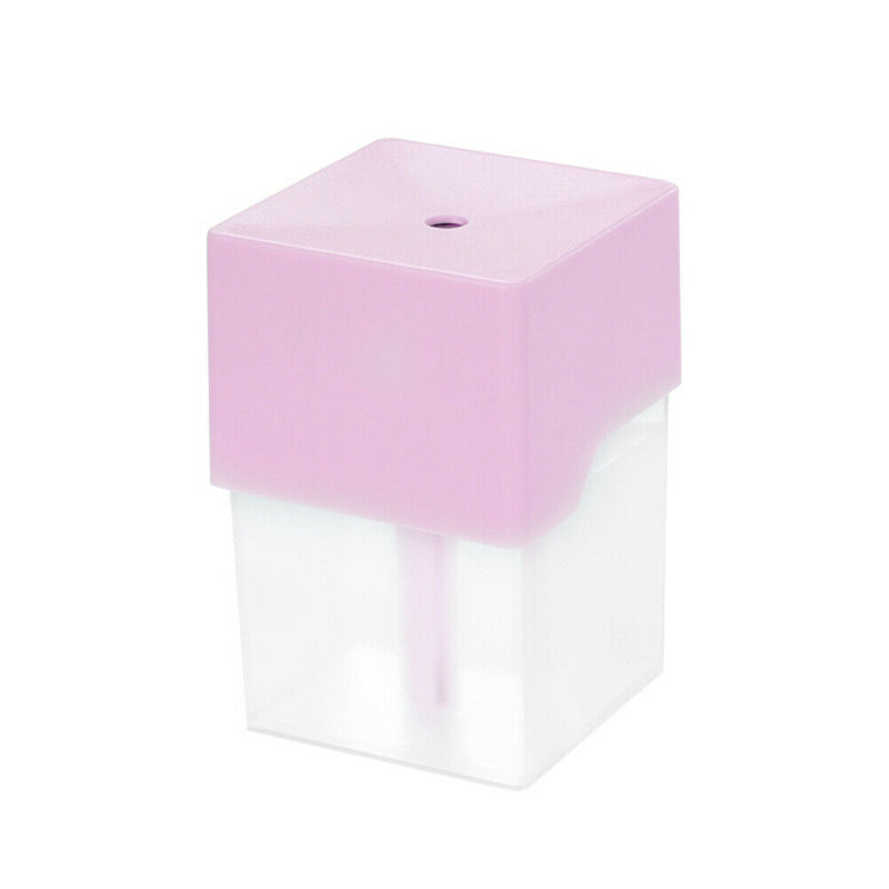 220ml Air Humidifier Essential Oil Diffuser USB Cool Mist Maker (Pink) A