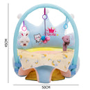Baby Sofa Support Seat Cover Learning To Sit Chair Case No Filler (Blue)