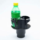 Carbon Fiber Center Console Drink Cup Holder Box For Car Interior Fitting QZB