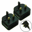 European Euro EU 2Pin to UK 3Pin Plug Adapterwer Socket Converter-uk Travel Z9D3