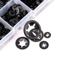 3X(340Pcs Internal Tooth Starlock Washers Quick Speed Locking Washers Push