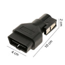 Black Adapter OBD2 Connector Diagnostic Tool 16Pin Auto Portable For GM TECH2