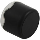 Round Plastic Single Watch Box with Sponge Cushion black