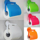 Fad Holder Roll Paper Tissue Box Sucker Toilet Paper Bathroom Wall Mounted <
