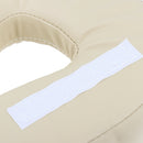 Soft Face Cradle Cushion Head Rest Massage Sponge Pillow PU Leather Cover