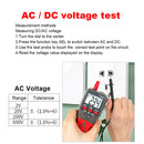 PTM16A Digital Multimeter 2000Counts AC/DC Voltmeter Backlight Tester Meter A