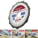 4.5 Inch Purple Circular Saw Blade Chainsaw Chain Wood Carving Disc Woodwor