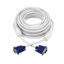 10M VGA Cable Male to Male 3+4 HD Fully Wired 15PIN for Lcd Crt Projector P
