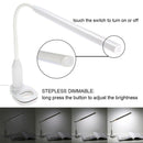 5W 24 Leds Eye Protect Clamp Clip Light Table Lamp Stepless Dimmable Bendab V3H8