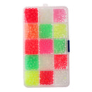 1 Box Multi Color Oval Glow Rig Beads Sea Fishing Lure Floating Tackles