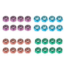 24Pcs Skateboard Truck Wheel Axle Screw Nuts Longboard Accessories
