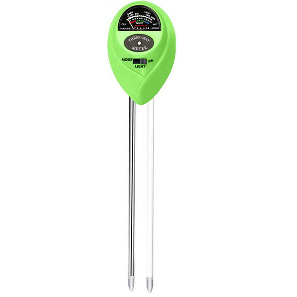 Soil PH Meter, 3-In-1 Soil Test Kits PH Moisture Meter Plant Water Light Te