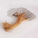 100pcs Waterproof Strip Line Gardening Labels Signs Plant Hanging Tags Gray