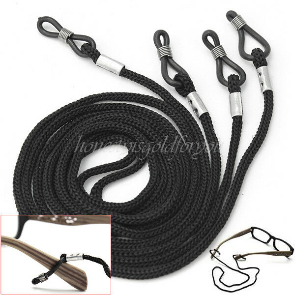 Adjustable Eyeglasses Neck Strap Cord Sunglasses String Lanyard Holder Black Hot