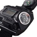 Multifunctional Waterproof Sports Usb Charging Led Wrist Watch Torch With R