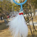 Handmade Dream Catcher with Feather Bead Hanging Decoration Ornament
