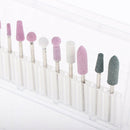 Professional Electric Nail Art Drill Bits Set 3/32 inch Quartz Manicure