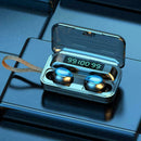 New F9 TWS Bluetooth V5.0 Headset Wireless Earbuds Surround Stereo HIFI LED T3G2