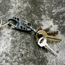 10 Pcs Practical Outdoor Sports 8-Shaped Small Carabiner Snap Metal + Plast T3U3