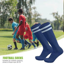 Child Sport Football Soccer Over Knee Baseball Hockey Long Sock (Navy Blue) A