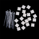 10Set Cable Clips Adhesive Cord Management Wire Wall Holder Organizer Clam PLES