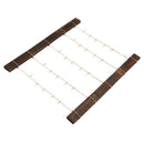 26 X 29 Inch Wall Picture Display Frame with 30 Clips, Wood Decor Wall-moun