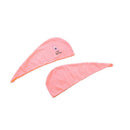Microfiber Hair Turban Quickly Dry Hair Hat Wrapped Towel Bathing Cap NEW