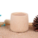 Natural Pure Handmade Bamboo Toothbrush Cups Water Cup Round Sourced Tea CupsJ3C