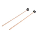 Professional Xylophone Marimba Mallets Maple Wooden Handle Rubber Mallets