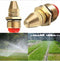 1/2" DN15 Adjustable Water Flow Brass Spray Misting Nozzles Garden Spray Head
