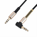 3.5mm Male to Male Aux Cable Cord 90 Degree Car Audio Headphone Intriguing