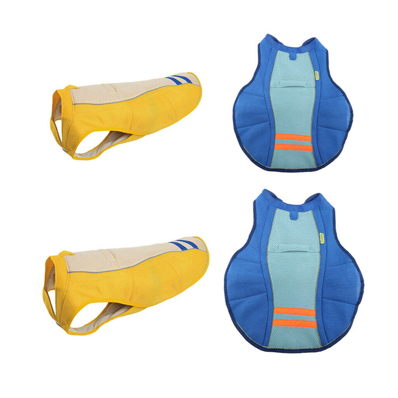 Pet Dog Puppy Cooling Vest Pet Evaporative Jacket for Pet Dog Cat Blue-XS
