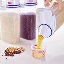2L Plastic Cereal Dispenser Storage Box Kitchen Food Grain Rice ContainNDA Hn