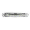 2pcs 9LED Truck Side Marker Light Tail Parking Turn Signal Lamp (White) A