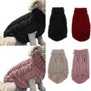 Set Of 2 Dog Sweater Winter Knitwear Dog Knit Sweater For