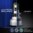 H7 Led Headlight Bulbs 10000LM Headlamp Conversion Kit Easy To Install