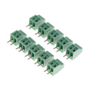 10pcs 2 Poles KF128 2.54mm PCB Universal Screw Terminal Block Nw