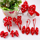 7 Pcs/set Girls Bow Hair Accessories BB Folder Headband Hair Rope Random JR