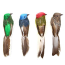 8pcs Simulation Birds Color Foam Feather Clip DIY Craft Wedding Home Decor