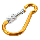 10Pcs Assorted Color Aluminum Alloy Carabiner Clip Hook Bottle Holders T2G3