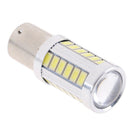 LED Car 2x White Bulbs BA15S P21W 1156 Backup Reverse Light12V 33-SMD 5630 57 JR