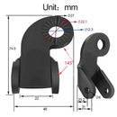 Bike Cycling Trailer Coupler Hitch Replacement Connector Part w/Screw For BSEAU