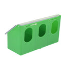 Set of 2x Pigeon Food Water Bowl Feeder Plastic Birds Cage Sand Food Box