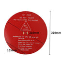 120W 220x220x3mm Hot Bed MK3 Round Aluminum Substrate + 6x Silicone Column