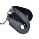 Pu Leather Pocket Watch Holder Storage Case Coin Purse Pouch Bag With Chain ME
