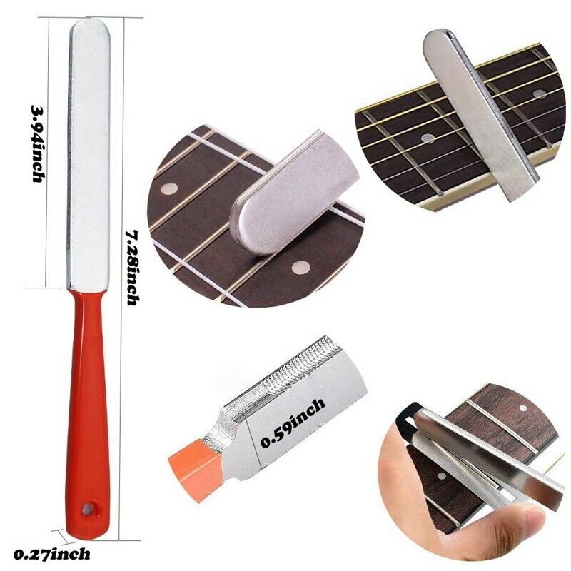Guitar Pin Silk Stainless Steel File Guitar Pin Silk Flattening Ruler Pin S