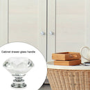 Knob Drawer Handles Diamond Shape Decorative Glass Knobs Fashion Glass Furniture