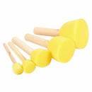 Pack of 30 Round Foam Sponge Paint Brush Set - Stencil Brush Value Pack - 5 N7Y3