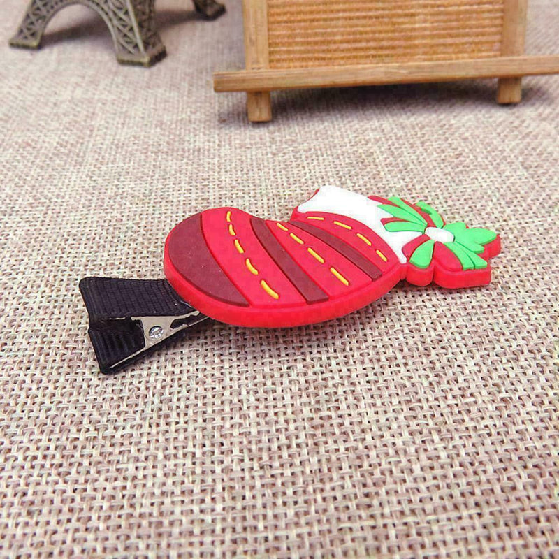 Women Girl Christmas Tree Snowman Mini Hairpin Hair New Gift Clip K3O7 V2F4