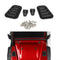 Black Intake Grille Cover & Engine Cover Hinge 4x for 1/10 TRX-4 RC Car Buggy